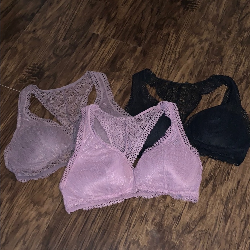 Victoria’s Secret lace bralette’s.